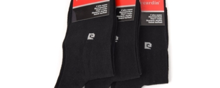 1 paio di calze lunghe in cotone Pierre Cardin per uomo